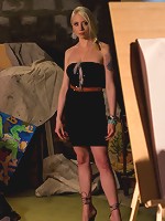 Kinky lesbian art teacher punishes and ass fucks two of her students!