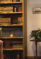 Rebelious student dominates and fist fucks Academic Dean of her college!