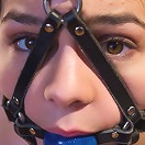 Adorable 19 year old has a tough first ever lesbian experience on WhippedAss.com!