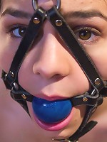 Adorable 19 year old has a tough first ever lesbian experience on WhippedAss.com!