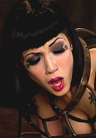 Beautiful Fetish Model Tied up and Dominated by Isis Love