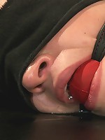 19 year old with big tits is electrified into orgasm