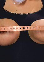 Big tittied blonde MILF gets shocked and made to cum.