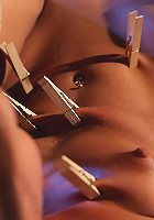 Two very horny pornstar babe in a BDSM roleplay