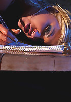 Mistress Mandy is strict playing a school teacher