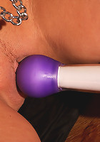 She bind her and dominate over Sarah who loves her