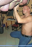 Suspension Bondage with heavy weights