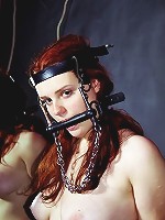 Young redhead forced to be a slave