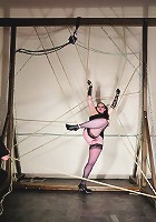 Gothic slave totally restrained