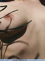 Public bondage and whipping