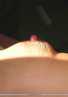 Mature slave gets needles on her nipples