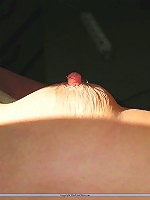 Mature slave gets needles on her nipples