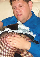 Sexy maid gets a hard spanking