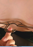 Cute blonde gets her tits abused