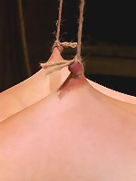 Katie Summers Pigtails and nipple torture. Sweet