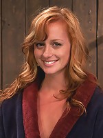 Ariel Natural red head, helpless and loving it.