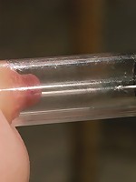 Calico Impaled on an electrified dildo and made to orgasm.