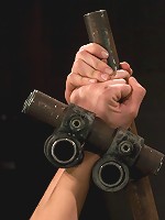 Princess DonnaTrapped in a hard metal hogtiefinger fucked to orgasm