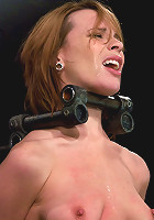 Dana DeArmondImmobile, unable to stop the hard cock from face fucking her skull