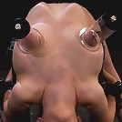 Back Bend Boob Punishment