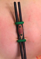 Pain slut takes some brutal punishment & orgasmsExtreme cunt & nipple torment, fucking ouch!