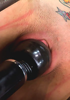 Pain slut takes some brutal punishment & orgasmsExtreme cunt & nipple torment, fucking ouch!