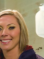 Anal Audition: Skylar sweats through a hot soapy enema