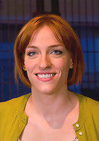 Anal Audition: Hot firey redhead doused with a gallon enema!