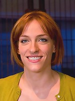 Anal Audition: Hot firey redhead doused with a gallon enema!