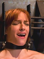 Anal Audition: Hot firey redhead doused with a gallon enema!
