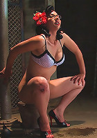 Retro Chick gets her mechanic to butt fuck her