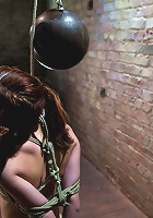 Sexy Lolita Haize totally helpless as cock is jammed down her throat Left on the floor to suffer