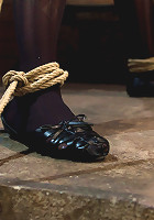 Bondage virgin experiences inescapable rope bondage Unable to prevent us from making her cum!