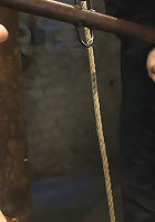 Super cute blond is tormented, cloths pins on her body are ripped off, made to cum over and over!!