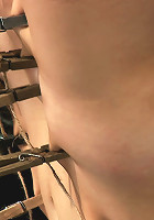 Super cute blond is tormented, cloths pins on her body are ripped off, made to cum over and over!!