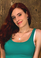 19yr old redhead with massive DD natural tits is hogtiedAnal hooked, finger fucked & made to cum