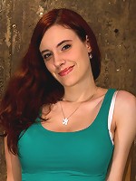 19yr old redhead with massive DD natural tits is hogtiedAnal hooked, finger fucked & made to cum