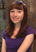 Inverted and spread on the wall, the nubile unit cums over and overwhile we make it suck cock!