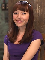 Inverted and spread on the wall, the nubile unit cums over and overwhile we make it suck cock!