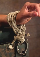 Big Titted MILF Made to squirt all over herself