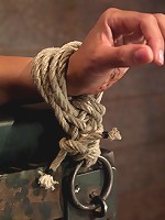 Big Titted MILF Made to squirt all over herself