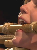 Charlotte submits to the bamboo...