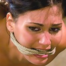 Jade Indica fucks her own ass in suspension!