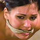 Jade Indica fucks her own ass in suspension!