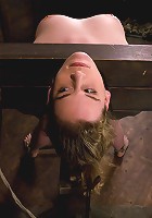 Tough Bitch..... Sabrina Wolf in a back breaking bondage session