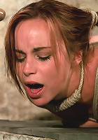 Hot Bella double teamed and made to slurp her own squirt