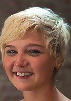 Cute little blond girl is mummified, vibrator stuck on her clit. Hung upside down to cum & cum.