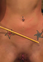 Tickling, flogging, canning. We make her cum over & overCrotch rope & suspend her from wrists!