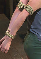 Girl next door suffers hardest hour on the internet No breaks, 4 positions, on screen tying!