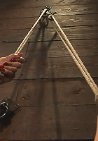 Gymnast, fitness model has her flexibility put to the test.Made to cum until she is a sweaty pig